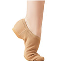 Brown Ballet Shoes Toddler Flat Yoga Slippers Highly Elastic Canvas Girls Ballerina Dance Shoes