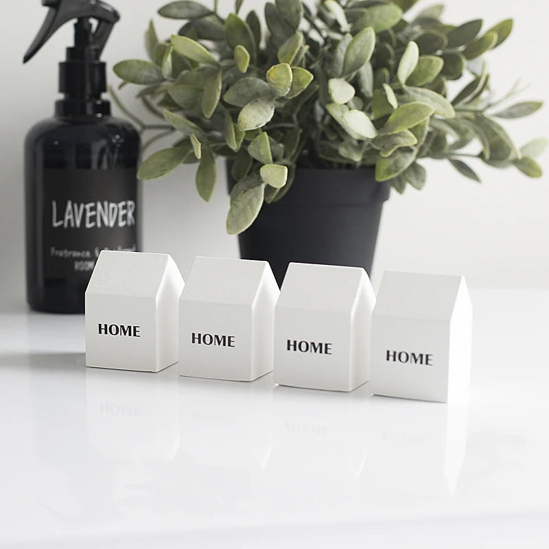 Refrigerator Drying House Shape Absorbent Diatomite Deodorant Diatomaceous Fridge Deodorizer