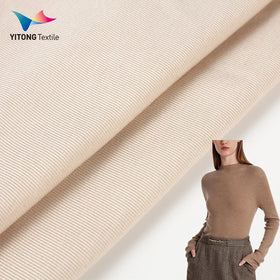 Factory Supplier Custom Wool Fabric 53% Acrylic 26% Modal 9% Superfine Wool 12% Spandex Fabric for Clothing