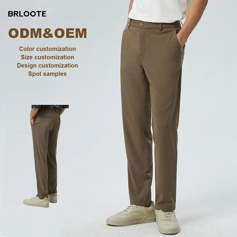 BRLOOTE Men's Business Casual Pants Custom Pants Men's Casual Pants Work Pants for Men Men's Pants & Trousers Dress Pants