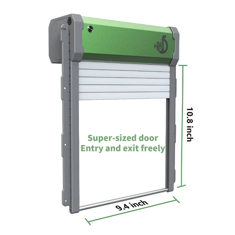 HHD Light Sensing New Product Mode Automatic Metal Chicken Coop Opener Door Cage