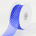 Direct Factory Customized 100% Nylon Silk Screen Printed Eco-Friendly Organza Polka Dot Ribbon for Hair Bow Party Use