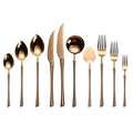 304 Stainless Steel Cutlery Western Luxury Flatware Spoon Fork Knife Set Rose Gold Cutlery for Wedding Gift