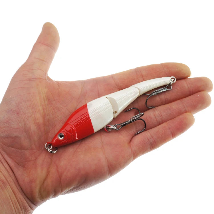 Triple Jointed Fishing Lures 4inch Artifical Hard Bait 10cm 4inch Bass Fishing Lures Triple Jointed Fishing Lures