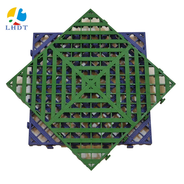 Eco-Friendly Interlocking PP Floor Mat Tiles Antistatic Floor Raised Mat Flooring for Car Show
