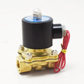 2W160-15 Valvulas Solenoides  AC220V AC110V DC24V DC12V Mini Micro 1/2 Inch 2 Way Brass Air Solenoid Valve Water Normally Closed