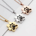 Custom Photo Necklace 100 Languages I Love You Personalized Graphic Custom Dog Paw Prin Photo Project Necklace for Women