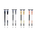 OEM Metal Plastic Handle V Shape Swoop Curved Eyelash Extension Clean Eye Lash Foam Cleansing Bath Brush with Drying Stand Cover