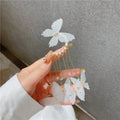 Fashion Romantic Butterfly Long Tassel Earrings Trendy Jewelry Long Earring Drop Ear Wrap for Women Ear Cuff