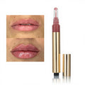 Lip Volumizer Natural Lip Plump Vegan Golden Lip Plumper Gloss for Custom Logo