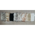 Modern High Pile Faux Fur Area Rug With Dyed Tip Plush Animal Fur Throw Rug