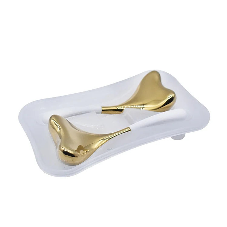 DIY Mermaid Design Reusable Stainless Steel Magic Ice Roller Facial Cooling Handle Cryo Globes Facial Beauty Spoon