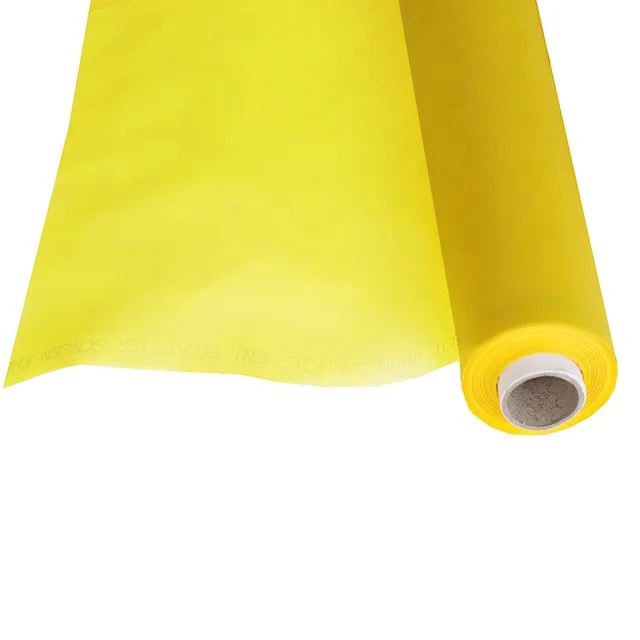 Yellow White Polyester Silk Screen Printing Mesh for Textile Screen Printing
