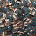 Wholesale Tongshin Rectangle Crystal Stones Flat Back Crystal Glass AB Rhinestone for Garment Crafts