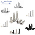 Stainless Steel 304 Pan Head Self-Tapping PT Screw with Plain Finish GB Standard Metric Sizes M2-M4