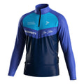 Wholesale Quick Dry Polyester Training Jiujitsu Judo Plain Long Sleeve Sports Quarter Zip Sweatshirt Mens Custom Logo T Shirt