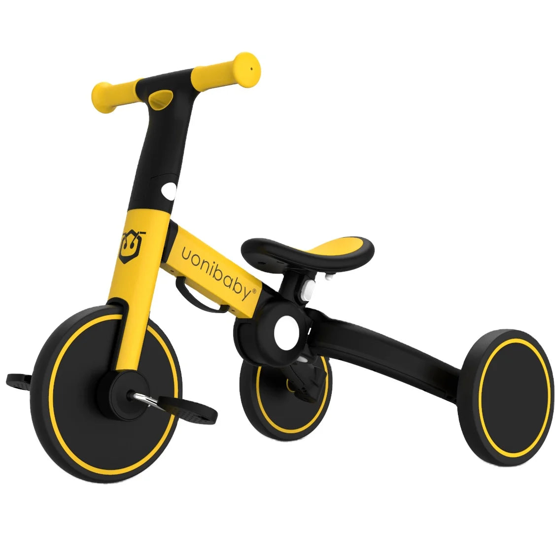 2021 New Foldable 5-in-1 Kids Tricycle Bike Scooter Training Multi-Function Balance Toddler Toy Plastic Three-Wheel