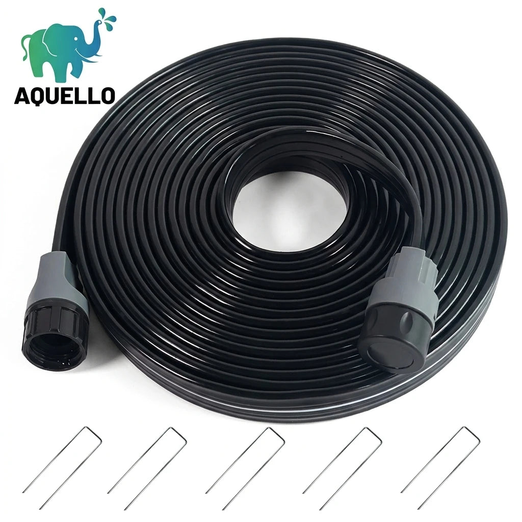 Wholesale Rubber PVC Black Soaker Sprinkler Hose Garden Lawn Watering High Efficiency Outdoor Sprinklers Drip Irrigation Pipes