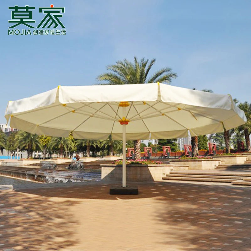 Big Parasol Oversized Outdoor Umbrella Garden Furniture Leisure Umbrella Coffee Bar Street Commercial Club Villa Sunshade