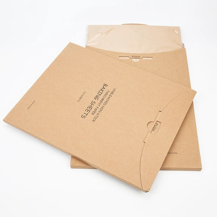 9x13 Inches No Curl No Tear No Burn Precut Unbleached Parchment Baking Paper Sheets for Cookie