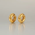 Wholesale 18k Gold Plated Stainless Steel Hoop Earrings Women Anti Tarnish Fashion Jewelry Ear Cuff Without Piercing