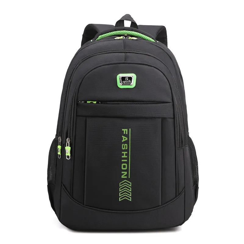 High School Student Backpack Dot Pattern 18 Inches Large Capacity Casual Lightweight Soft Handle Air Cushion Belt