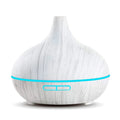 Hot 550ml Wood Grain Oil Diffusor Aroma Essential Oil Diffuser Wooden Ultrasonic Fragrance Air Humidifier with Remote Control