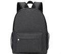 Plain Unisex Korean High School Student Backpack with Custom Logo Anti-Theft USB Port Polyester Lining