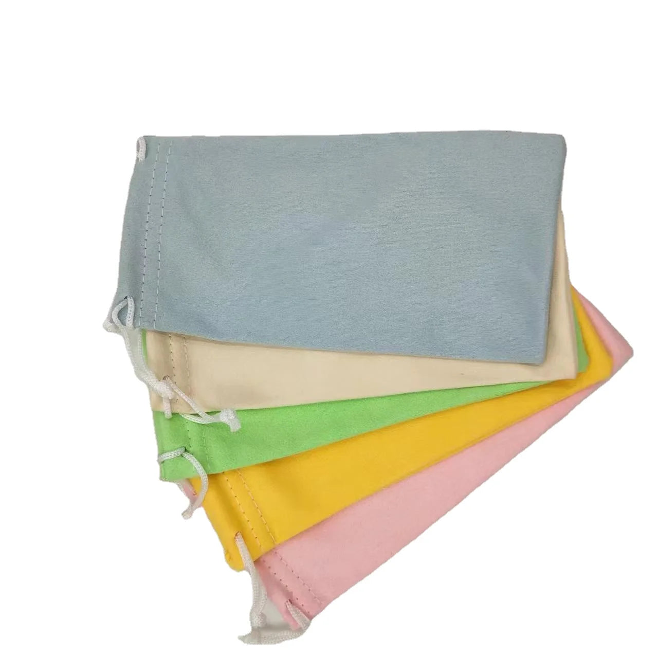 Yazhi Fashion Microfiber Soft Rectangle Glasses Pouch Individually Wrapped Pockets for Eyeglasses Sunglasses Protection Custom