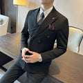 Wholesale Custom Men Office Suits Large Size  Formal Business Suit Brown 3 Piece Men's Suits for Wedding