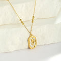 Hot Sale Stainless Steel 18K Gold Plated Chain Pendant with Flower and Shell Necklace for Women