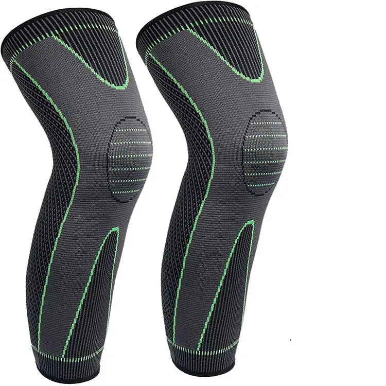 Anti-Slip Lengthen Knee Pad Knee Brace Compression Full Leg Long Sleeve Thigh Calf Support Socks