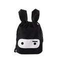 Wholesale Easter Bunny Drawstring Bag Printed Logo Custom Animal Black Cotton Drawstring Bags