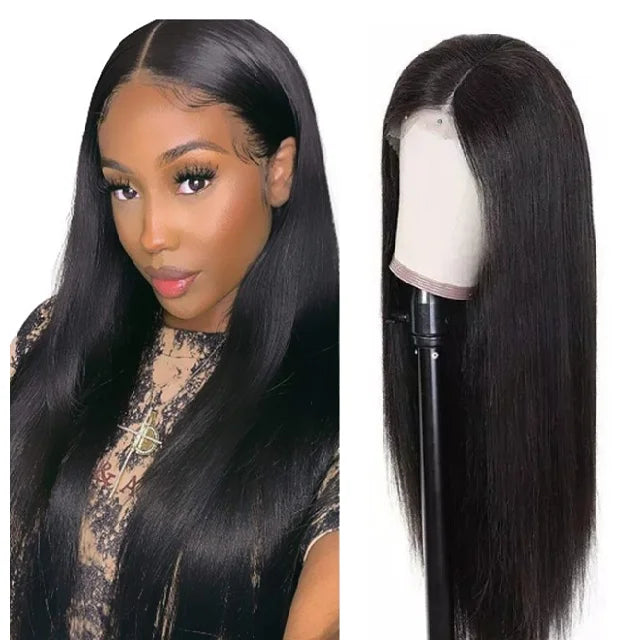 Brazilian Human Hair Full Lace Frontal Wig Cheap Price 13x4 13x6 hd Transparent Lace Frontal Straight Wig for Woman