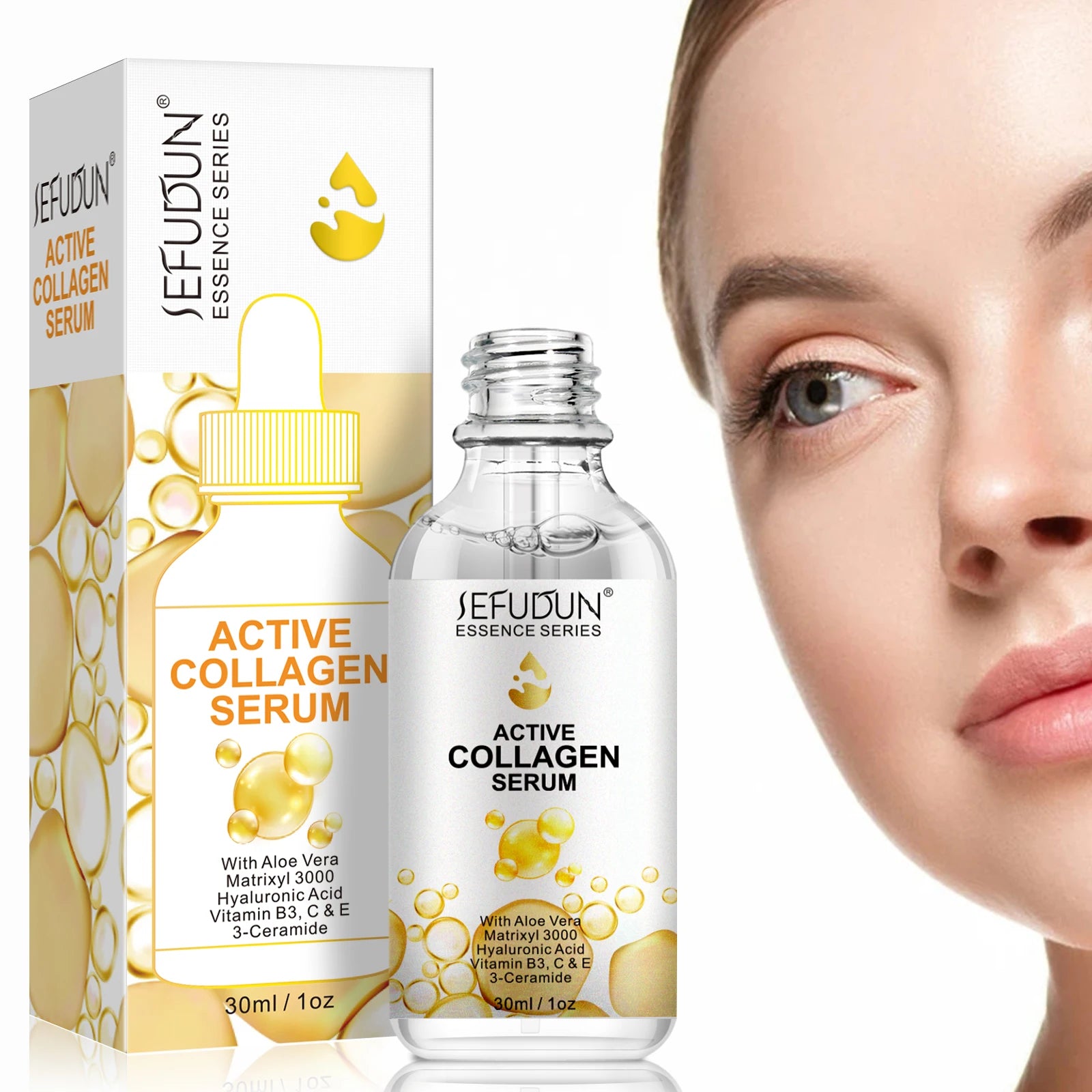SEFUDUN 30ml Anti-wrinkle Effectively Improve Skin Elasticity Firming Skin Collagen Serum Face Anti Agingcollagen Serum