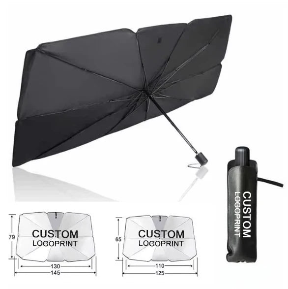 Promotion Car Umbrella Sunshade Custom UV Silver Coating Portable Umbrella Windscreen for Front Window Sun Protection Umbrellas