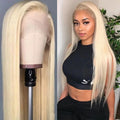 Grade 12a Long 613 Straight 13x4 HD 360 Full Lace Front Human Hair Wig  613 Blonde Raw Human Hair 13x6 Hd Lace Frontal Wigs
