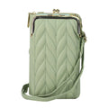 Wholesale Unisex Fashion Mobile Phone Bag Pu Leather Luxury Single Button Shoulder Messenger Bag Wallet