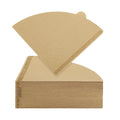 Natural Disposable Paper Coffee Filters Cone Shape in Brown Color for Coffee Machine 100pcs MOQ Modern Classic Design Tea Tool