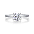 Wholesale S925 Sterling Silver Ring Diamond Engagement Moissanite Rings for Women Jewelry