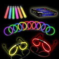 Ishine Mini Branded 40-piece PE Fluorescent Light Stick Party Set Led Flashing Glow Bulk Party Custom Neon Sticks Wholesale