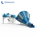 Factory Theme Park Commercial Water Slides Large Water Bowl Slide