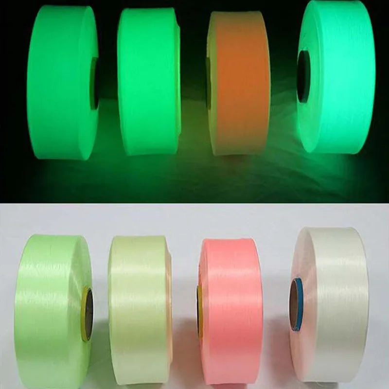 Glowing Yarn for Socks/glow Weaving Thread for Jacquard /glow Night Logo Making