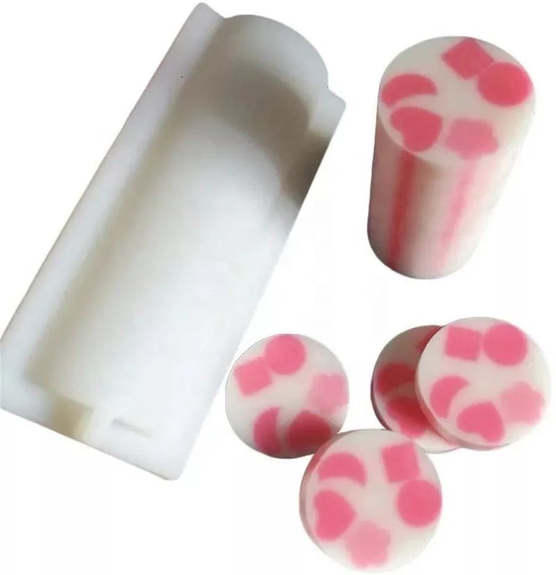 Big Silicone Soap Mold Cylinder Silicon Mold Soap Round Tube 1000ml Column Shape