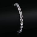 Fashion Jewelry Bracelets & Bangles Women Adjustable Luxury Sparkling Oval Zircon Tennis Bracelet