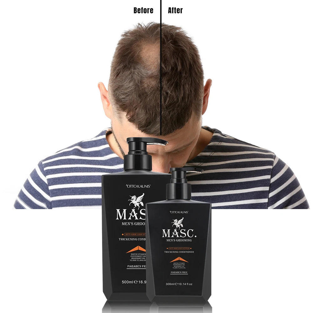 Biotin Hair Growth Shampoo Conditioner Oil Natural Herbal Mint Anti Hair Loss Scalp Balance Hair Thickening Conditioner