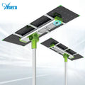 ANERN Innovative Design Double-sided Monocrystalline Solar Cells 200w Solar Led Street Light