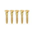 Brass Slotted Raised Countersunk Head Oval Wood Screws Metric DIN95/DIN97 M3-M5
