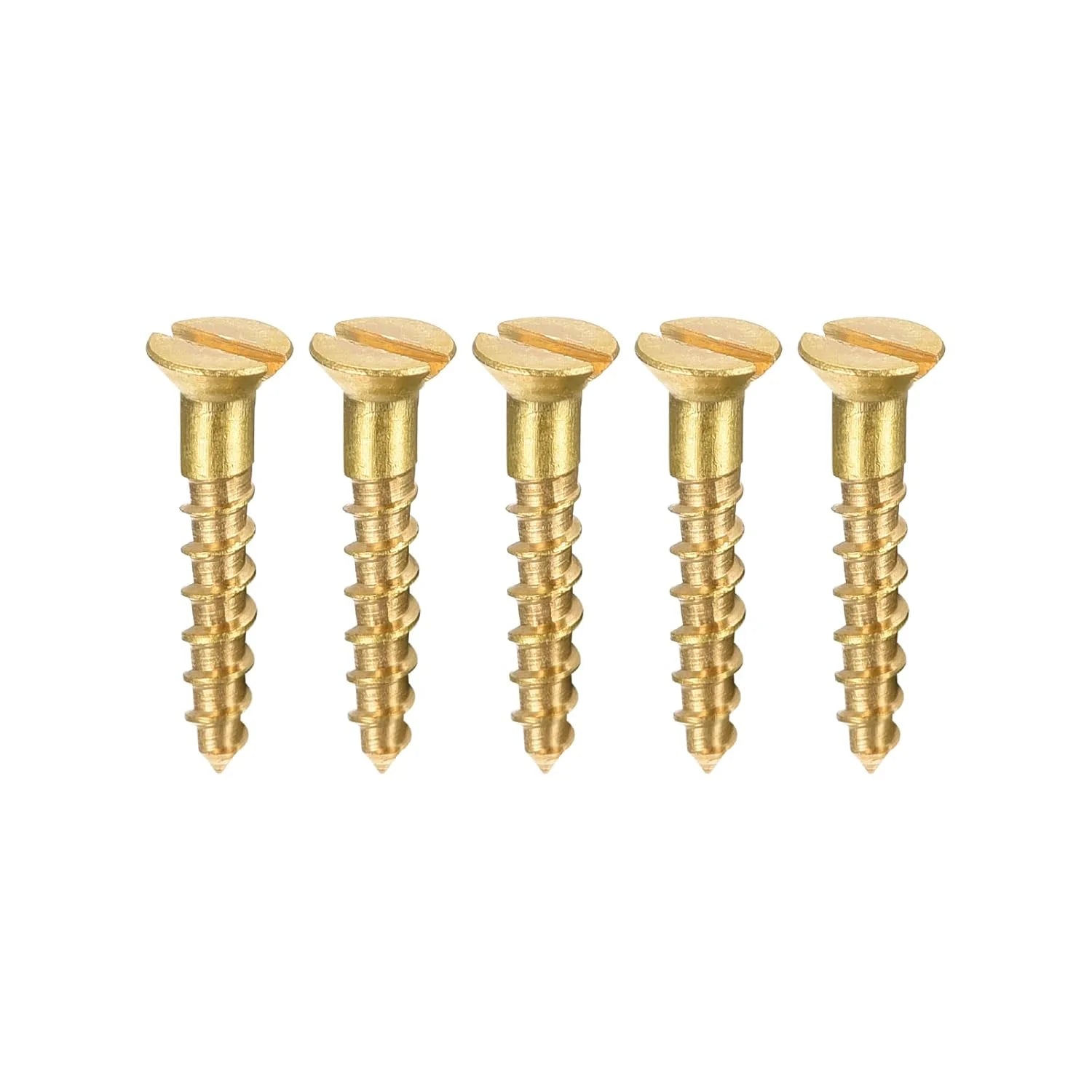 Brass Slotted Raised Countersunk Head Oval Wood Screws Metric DIN95/DIN97 M3-M5