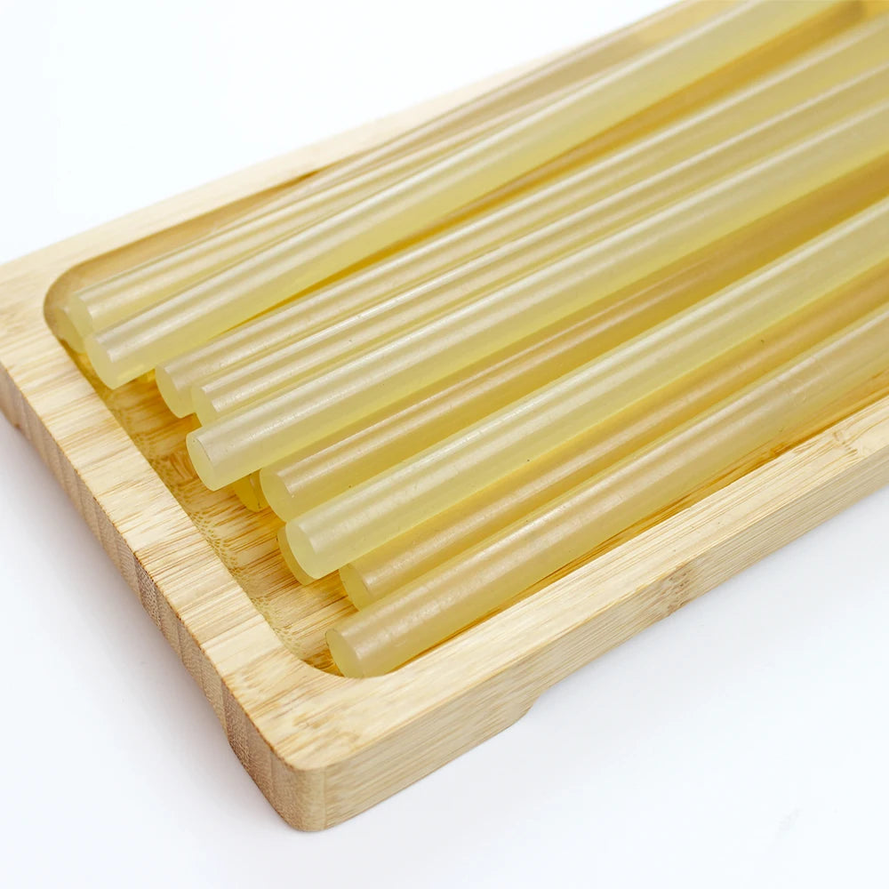 NO VOC Yellow Silicone Hot Melt Glue Sticks Fast Dispatch Adhesive for School Kids Art Work DIY Plastic Paper Glass Metal